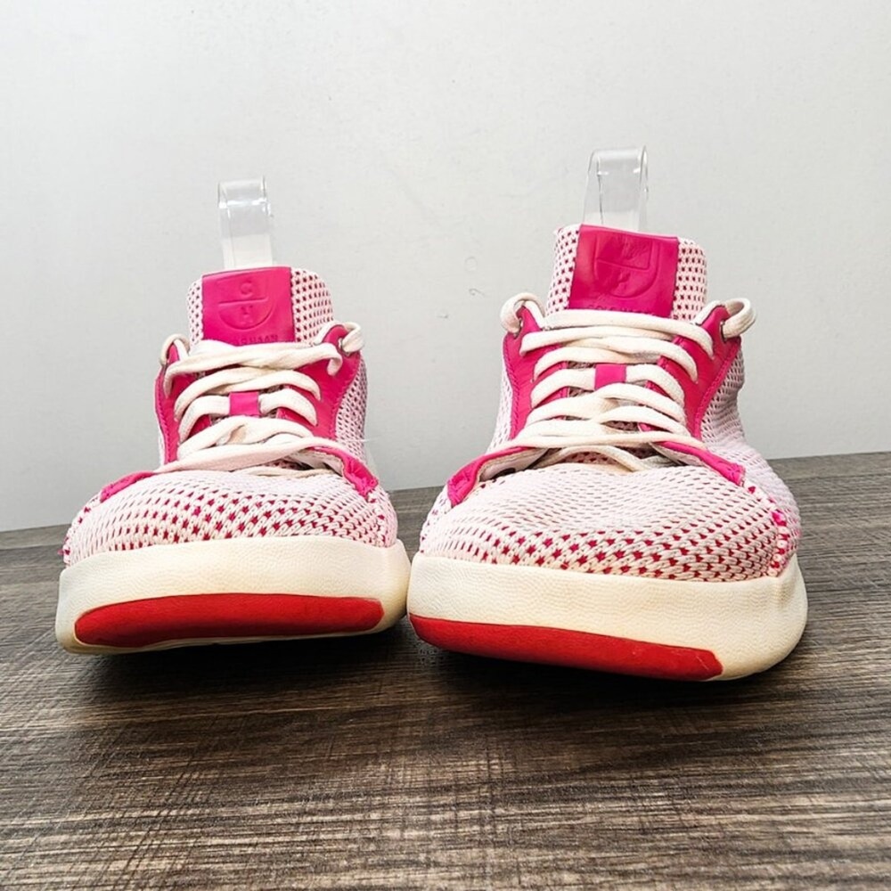 Cole Haan Zerogrand Women's Pink White Star Mesh Sneakers‎ Athletic Shoes 9.5 - Picture 5 of 7